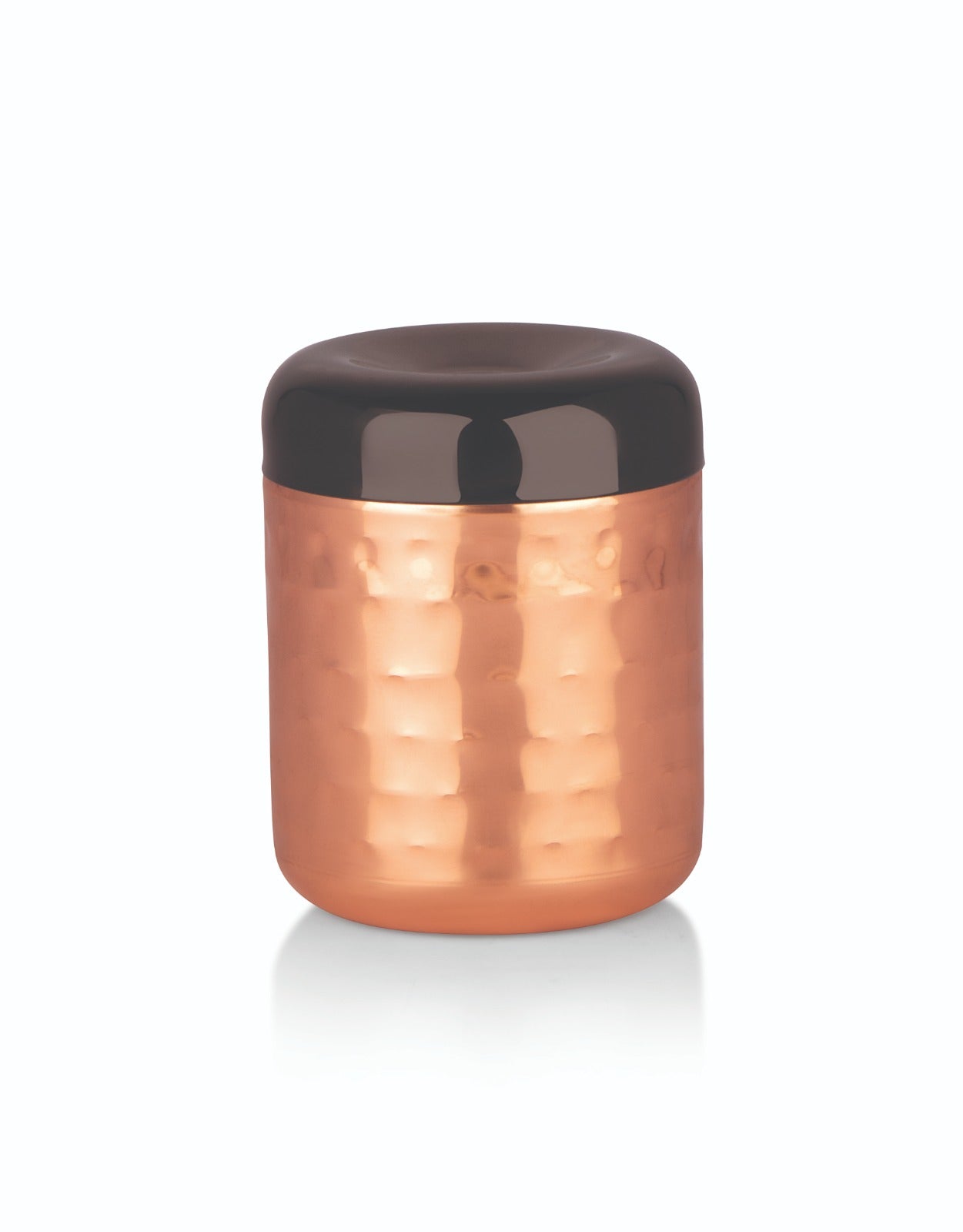 NATULIX Heavy Gauge Copper Coated Stainless Steel Containers - Pack of 3 (320ml, 500ml, 650ml)