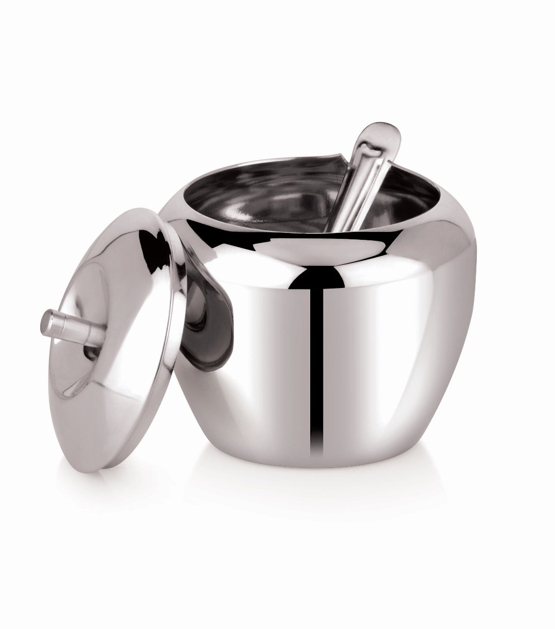 NATULIX Stainless Steel Apple Design Ghee Pot - 400ml